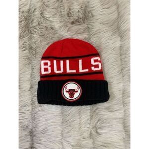 NBA BASKETBALL Chicago Bulls Knit Winter Hat Beanie Mitchell & Ness Cap